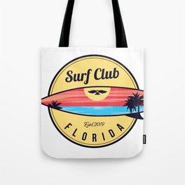 Florida surf beach Tote Bag