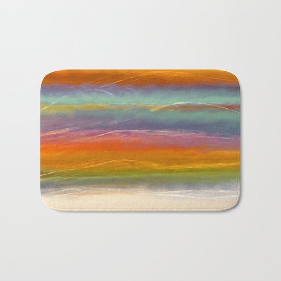 Beautiful Mountains Abstract Landscape 16 Bath Mat