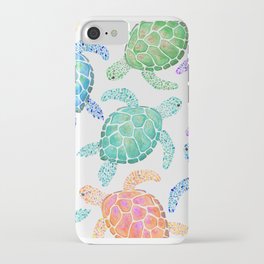 Sea Turtle - Colour iPhone Case