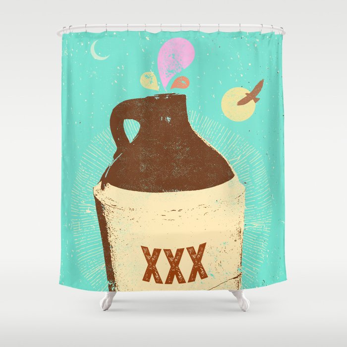 FOREST MOONSHINE Shower Curtain