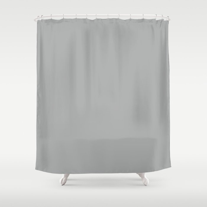 FRENCH GREY Neutral solid color  Shower Curtain