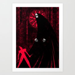 The Masque of Red Death Art Print