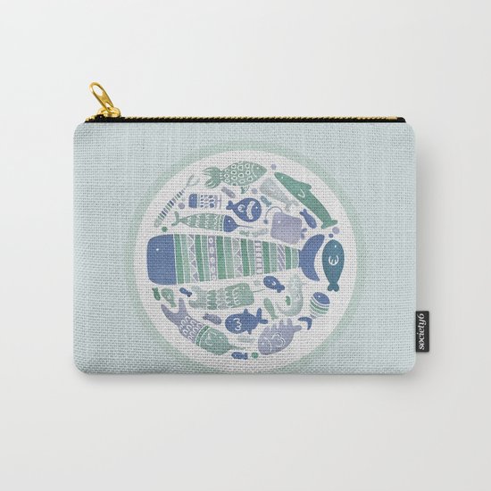 Little Fishes Carry-All Pouch