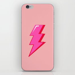 Lightning Bolt Art Aesthetic iPhone Skin