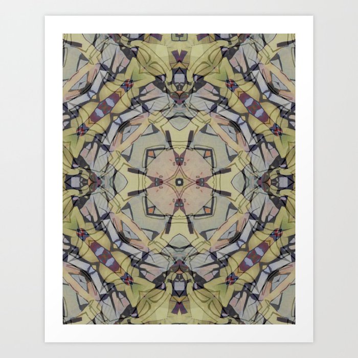 Foggy Mirror Art Print