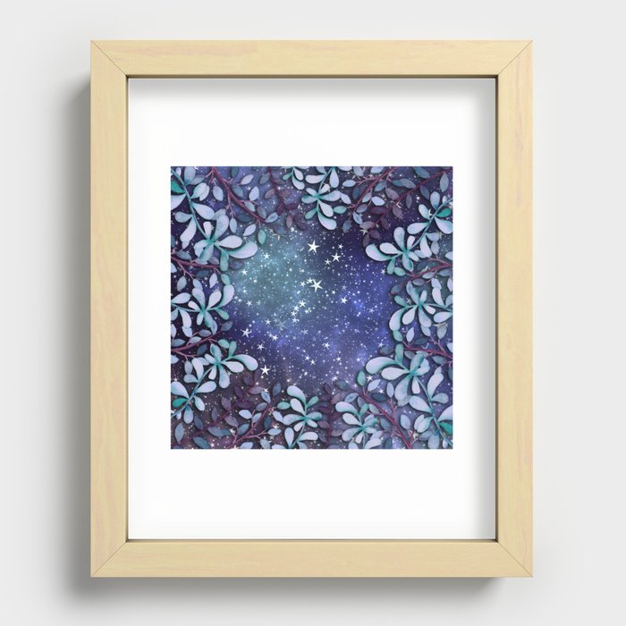 Space Garden Dream Recessed Framed Print