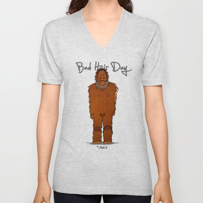 bad hair day no:4 / Bigfoot V Neck T Shirt