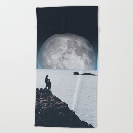 Full Moon Beach Towel