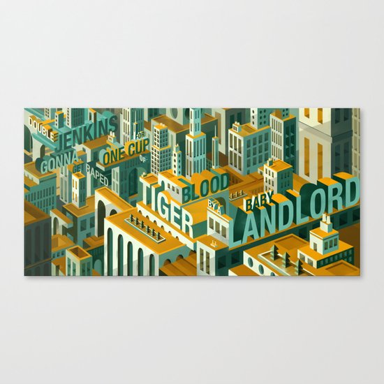 'Meme City' Canvas Print