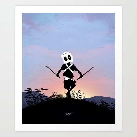 Deapool Kid Art Print