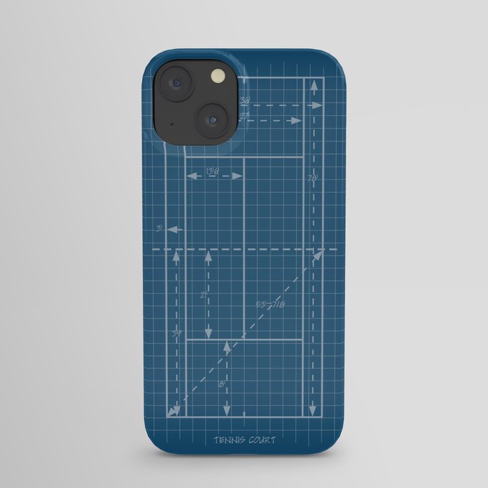 Tennis Court iPhone Case by Shop & Awe