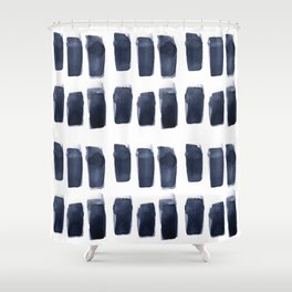 Japandi Ink Pattern #1 Shower Curtain