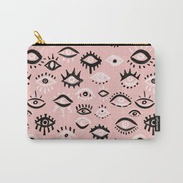 Mystic Eyes – Blush & Black Palette Carry-All Pouch