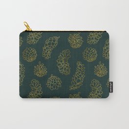 Gold pine and fir cones Carry-All Pouch
