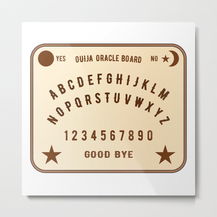 Ouija Oracle Mediums Board Metal Print