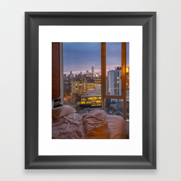 New York City View Framed Art Print