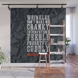 Wrinkles: Ageism is Past It Wall Mural