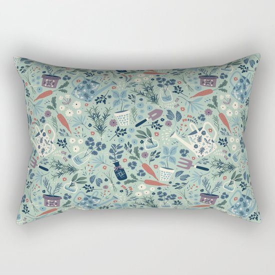 Herb Garden Rectangular Pillow
