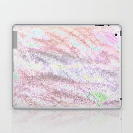 pink and rainbow fluffy foliage Laptop Skin