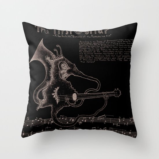 Hippocampus Hendricksium Throw Pillow