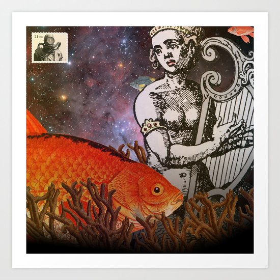Her Song and How She Remembered It Art Print