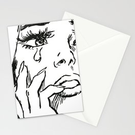 Cry Stationery Card