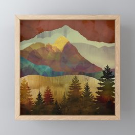 Autumn Sky Framed Mini Art Print