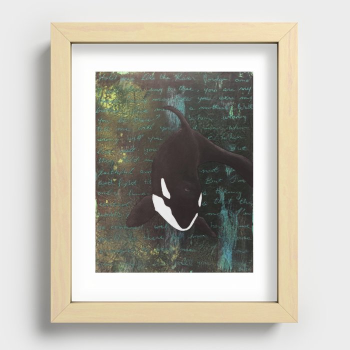 Orca Spirit Recessed Framed Print