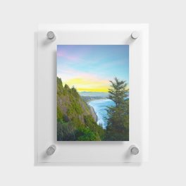 Oregon Coast Views| Sunset in the PNW | Travel Photography Floating Acrylic Print