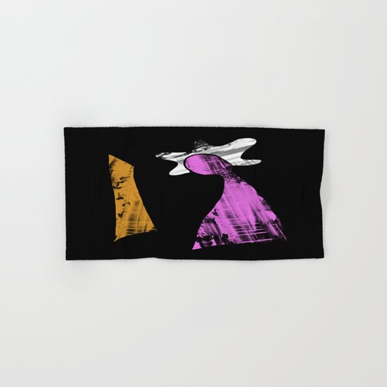 Perplexed - Abstract, pastel artwork Hand & Bath Towel
