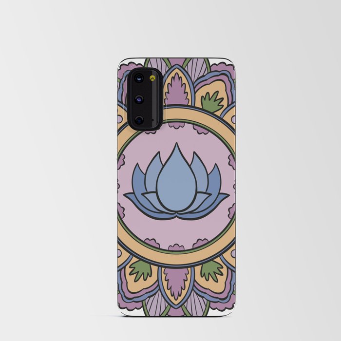 Mandala pattern #37 - Lotus Flower Android Card Case