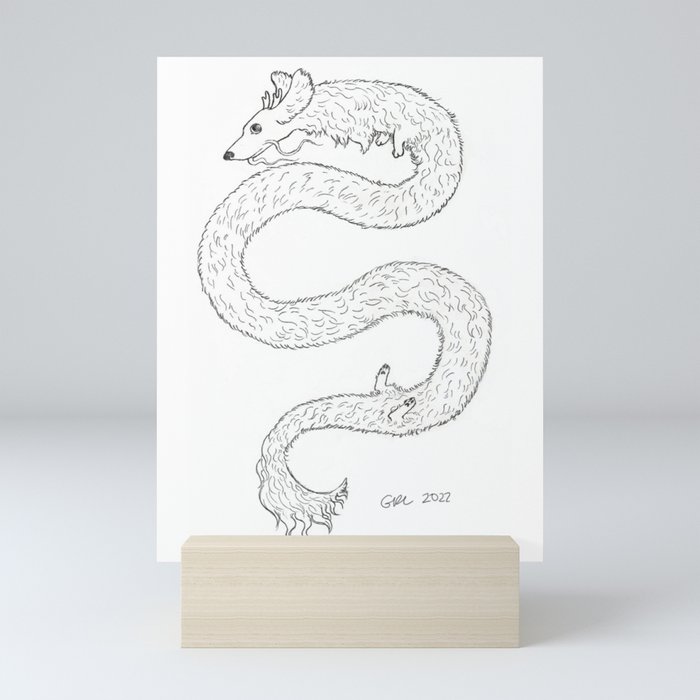 Wiener Dragon Mini Art Print