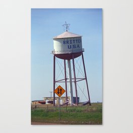 Route 66 - Leaning Water Tower 2007 Canvas Print