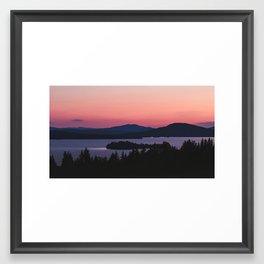 Rangeley Lake Framed Art Print