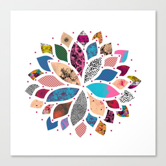 Cosmic Flower Canvas Print