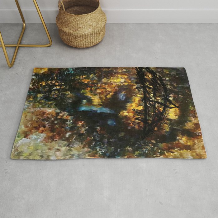 Jesus Christ Abstract Painting Rug By Kartrtick101 Society6