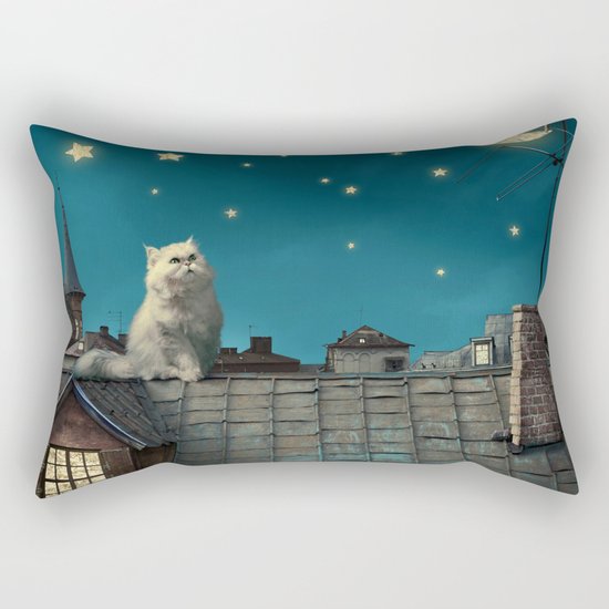 Star Cat Rectangular Pillow
