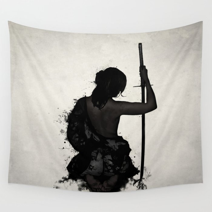 Female Samurai - Onna Bugeisha Art Print by Nicklas