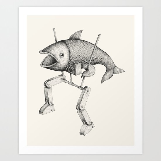 'Evolution I' Art Print