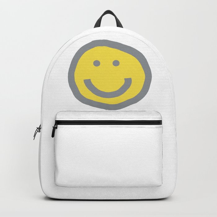 Round Happy Face with Smile Backpack