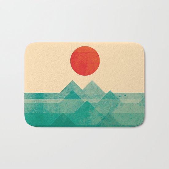 The ocean, the sea, the wave Bath Mat