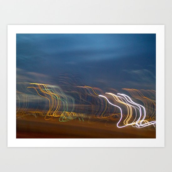 You Show the Lights Art Print