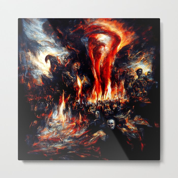Tornado of Souls Metal Print