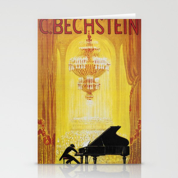 Vintage poster - C. Bechstein Stationery Cards
