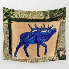 Galaxy Elk Wall Tapestry