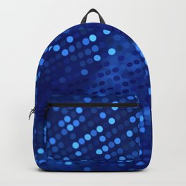Luxury background with metal drapery fabric. Backpack