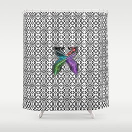 Excision Code Name X Festival Vibes (LARGE) Shower Curtain