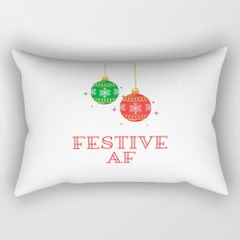 Festive AF Rectangular Pillow