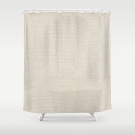 Farmhouse Burlap Shower Curtain