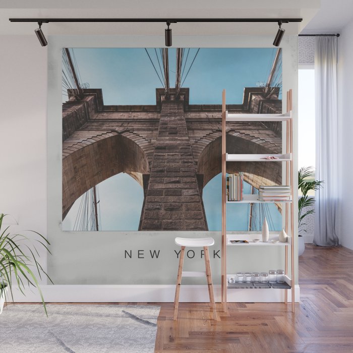 Brooklyn Bridge in New York City Wall Mural